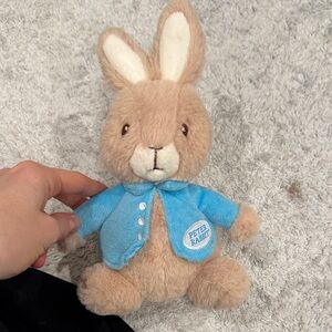 Peter Rabbit Toy - Tan and Blue